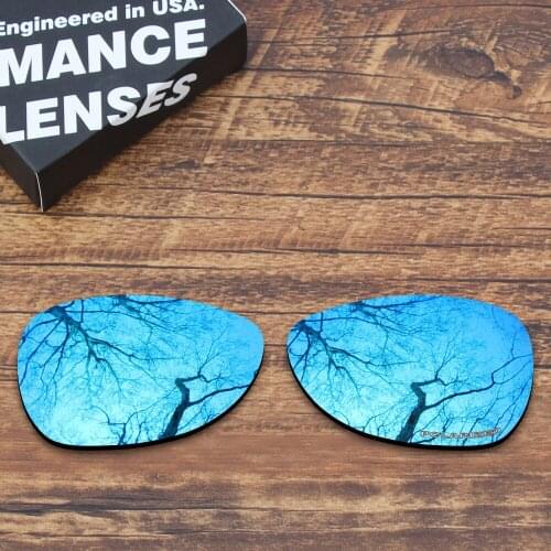 ToughAsNails Resist Seawater Corrosion Polarized Replacement Lenses for Oakley Felon Sunglasses Blue Mirrored (Lens Only)