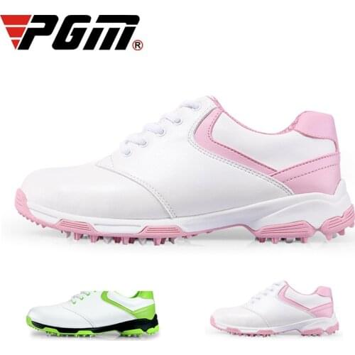 PGM Golf Shoes Anti-slip Breathable Women High Upper Inside Heightening Shoe Rotating Buckle Golf Sneaker Women Waterproof Shoes