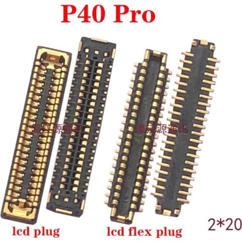 LCD Display FPC Connector Plug MotherBoard Pin For Huawei P40 Pro