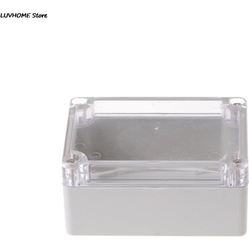ZLinKJ HIGH QUALITY Waterproof Clear Cover Plastic Electronic Project Box Enclosure Case Shell Electrical Connector 100*68*50mm