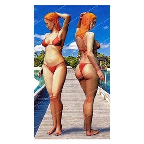 1/35 Resin Model Building Kit Figure Bikini girl