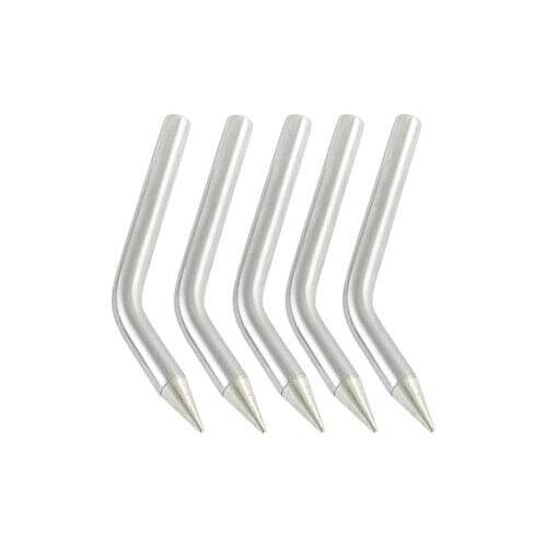 60W Bent Tip Lead Free Type Solder Soldering Tips 5 Pcs