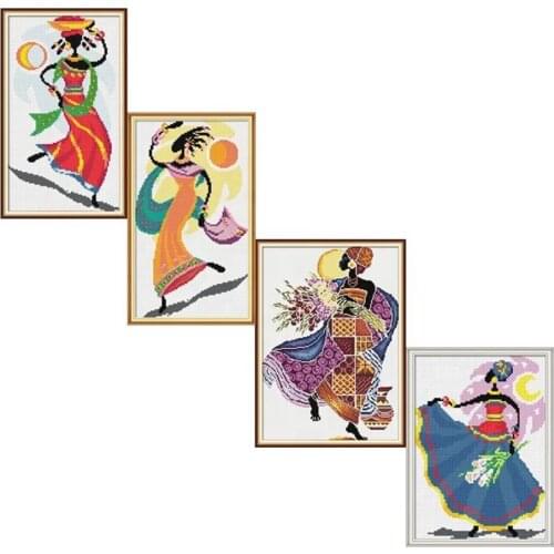 Uone Diamond Painting DIY Cross Stitch Minorty Girl Bearty Woman Mosaic Embroidery Rhinestone Kids Adult Home Office Decor Gift