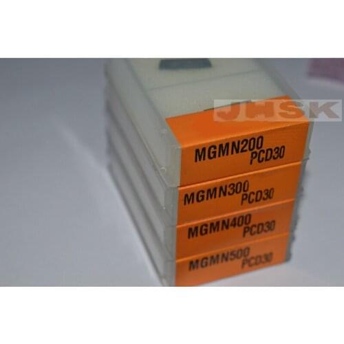 FREE SHIPPING) 2pcs MGMN300-M PCD30 Used for Aluminum Polycrystalline diamond tools (PCD)