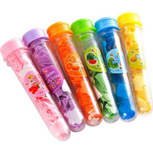 Money Soap roses money soap bill soap 1 x Portable Body Washing Bath Foaming Flower Paper Slice Confetti - Ran Color