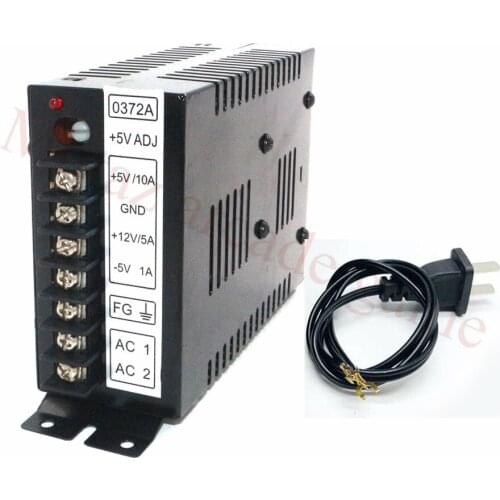 Arcade jamma Parts 5V 10A 12V 5A Power Supply Arcade game machine Switching power supply Video game accessories