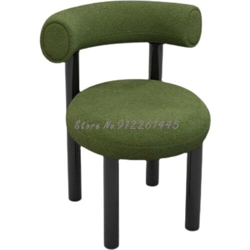 Nordic Soft Package Designer Single Dining Chair Modern Minimalist Chubby Chair The Fat Chair Dining Chair/leisure Chair