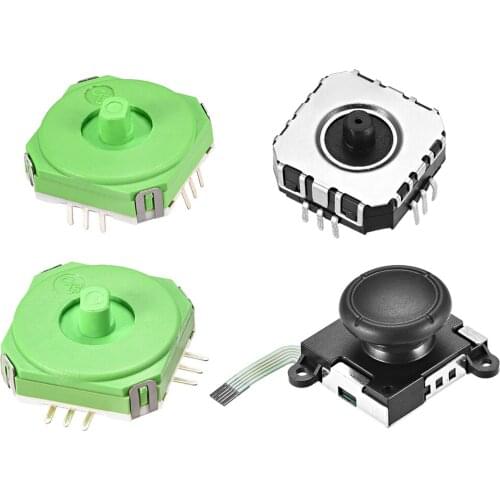 Uxcell Analog 3D Joystick for Left Right Joy Con Controller Replacement to NS Switch Rocker Handheld Game Console Wireless