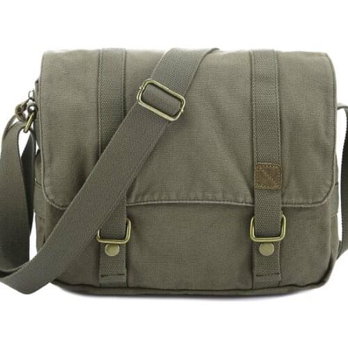 Mens Canvas Bag Business Handbag Casual Large Shoulder Bag Vintage Messenger Bags