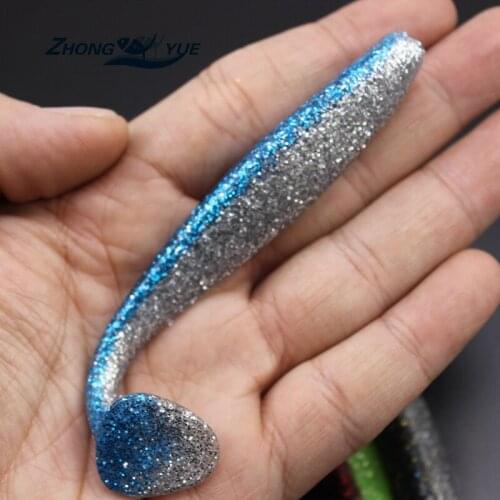 2017NEW 5Pcs/Lot 12cm 10g Simulation Soft Fishing Lures Artificial Fishing Lure Fishing Tackle Worms Bait Fishing Tackle