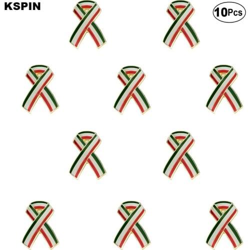 Italy Bow Brooches Lapel Pin Flag badge Brooch Pins Badges