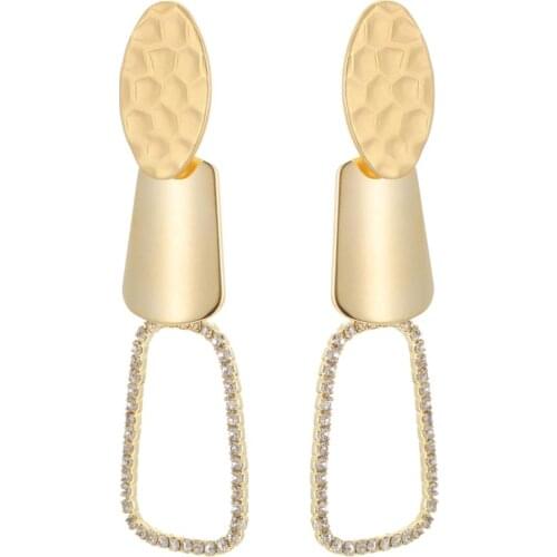 KIVN Earings Fashion Jewelry Female Gold Geometric Dangle Drop Earrings for Women Statement Jewel Party Birthday Valentine Gifts