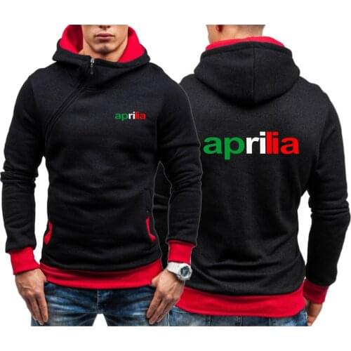 Motorcycle Aprilia 2021 Print Mens Hoodie Running Sports Pullover Autumn New Hooded Sweatshirt For Men Solid Color Hoodies