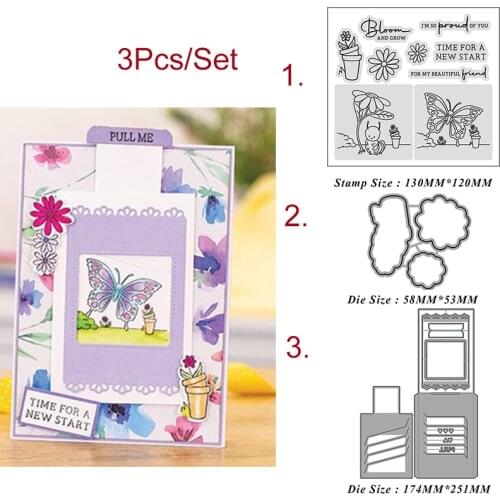 Insects Turn Into Butterflies Agency Metal Cutting Dies and Stamps DIY Scrapbook Photo Album Decor Embossing Paper Cards New