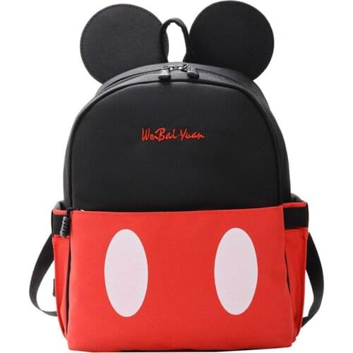 2020 New Mickey Backpack Women Shoulder Bag Nylon Ladies Travel Backpack For Teenager Boy Girl School Bag Mochila Feminina
