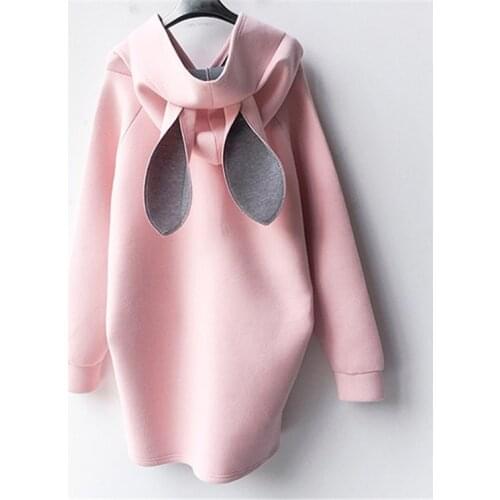 Maternity Clothes Tops Women Hoodies Plus Sweater Hoodie with Rabbit Ears Velet Suits Spring Autumn Winter Pregnancy Clothing