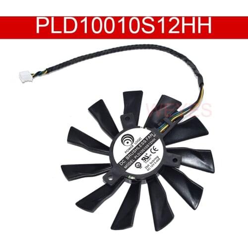 Original For POWER LOGIC BRUSHLESS PLD10010S12HH DC12V 0.4A Four Lines Cooling Fan