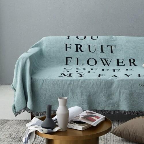 90x90/90x150/130x160cm Nordic sofa towel full cover sofa cover single multi fuctional thread blanket carpet piano cover table