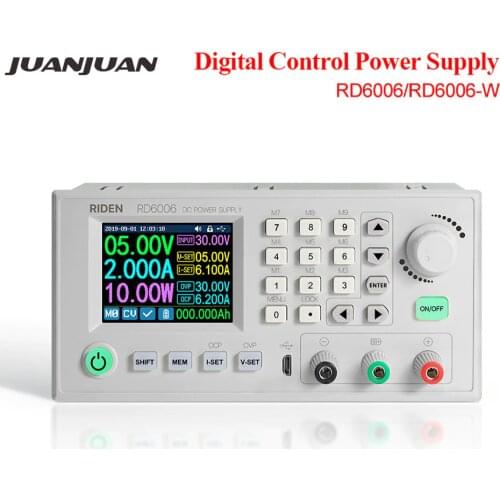 RD6006 RD6006W USB WIFI Voltage DC - DC Step-down Power Supply Module Buck Voltage Converter Voltmeter 60V 6A 40% off