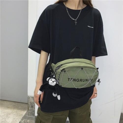 Lady Leisure Waist Bag High Quality Nylon Belt Bag Crossbody Chest Bag for Youngster Lady Man Function Waist Packs