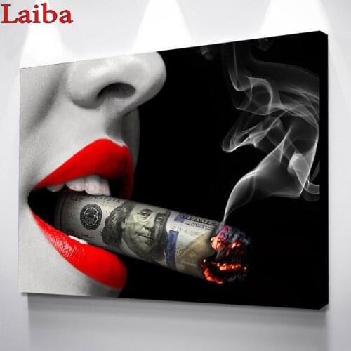 Money Made Cigar 5D diy Diamond Painting Stitch Cross Full square round drill Diamond Embroidery Mosaic patterns 5d puzzles art