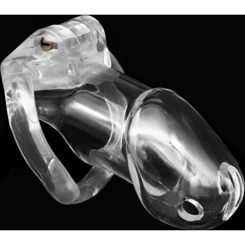 Sex Shop New Male Chastity Cock Cage Mens Chastity Lock With 4 Size Penis Rings Penis Lock Cock Ring Chastity Belt For Men