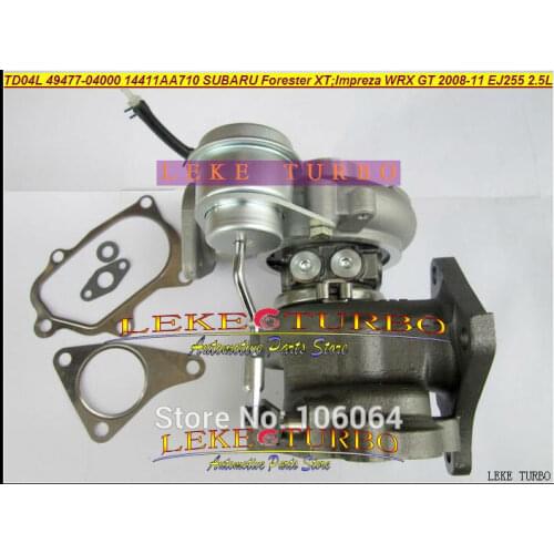 Free Ship TD04L 49477-04000 14411AA710 14411-AA710 Turbo Turbocharger For SUBARU Forester XT 2008-;Impreza WRX GT 08- EJ255 2.5L