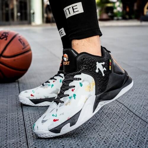 High quality Basketball Shoes Men Breathable Platform Sneakers Men Street Basketball Culture Professional Fashion Sports Shoes