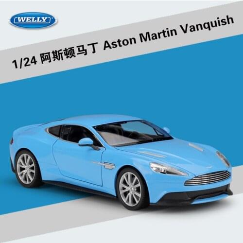 Welly 1:24 Diecast Martin Vanquish Sport Cars High Simulator Alloy Metal Model Car
