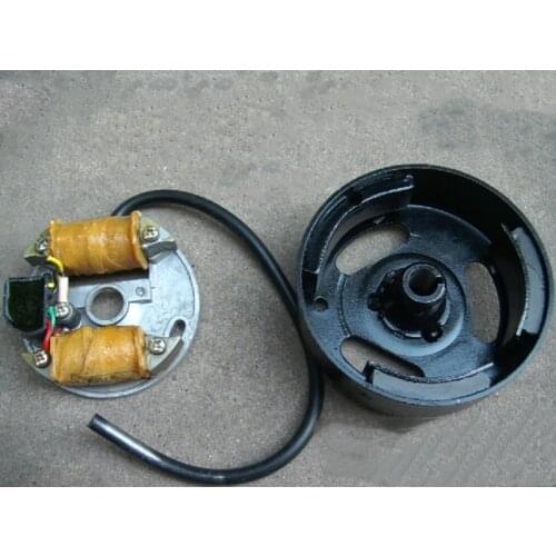 1E40F STATOR & ROTOR CORE ASSY 1E45FP ARMATURE PLATE IGNITION MAGNETO MODULE 3WF-18/3/2.6 KNAPSACK MIST-DUSTER SPRAYER