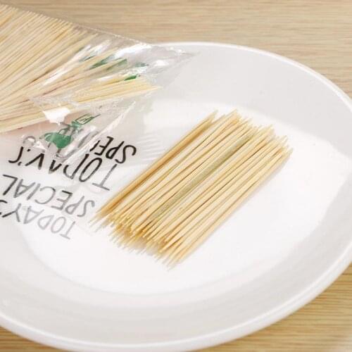 200PCS/Bag Disposable Natural Wood Toothpicks Party Teeth Bamboo Toothpick For Interdental Care Tools For Home Restaurant Hotel