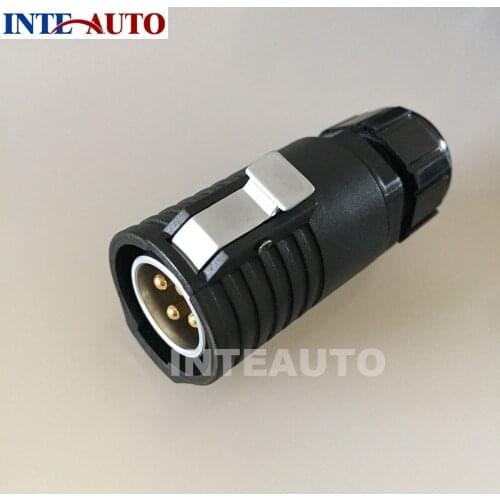 4 pins Watertight male female connector,power cable connector, waterproof plug socket
