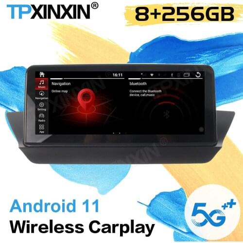 8+256GB Radio Receiver Android 11 Auto For BMW X1 E84 2009 2010 2011 2012 2013 2014 2015 Audio Stereo GPS Video Player Head Unit
