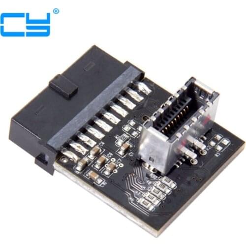 USB 3.1 Front Panel Socket to USB 3.0 20Pin Header Male Extension Adapter for Motherboard