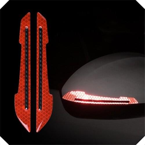 Car Accessories Exterior Reflex Tape Stickers Reflector for Volkswagen vw Touareg2 GolfA5 GT Touran 1.4 Fox 1.2