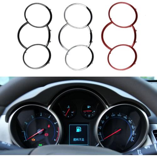 Automobile Instrument Decoration Ring Cover Trim Stickers for Chevrolet Chevry Cruze Sedan Hatchback 2009 - 2014 Accessories