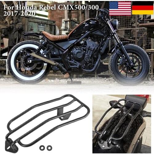 For Honda REBEL CMX 300 500 CMX500 2017 2018 2019 2020 Rear Fender Luggage Rack Carrier Case Support Holder Bracket Accessory