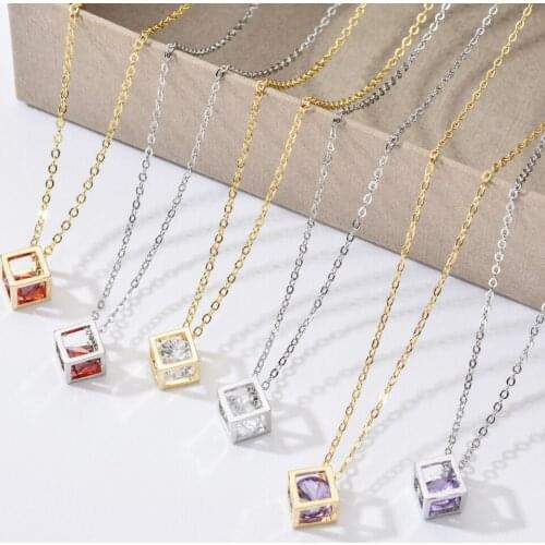 Square Pendant with new fashion and various colors, high quality jewelry for women/girls D-022