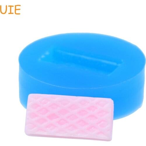 KYL111U 19.2mm Wafer Biscuit Silicone Mold - Dessert, Cake Decoration, Fondant, Chocolate, Candy, Cookie, Resin, Gum Paste Mold