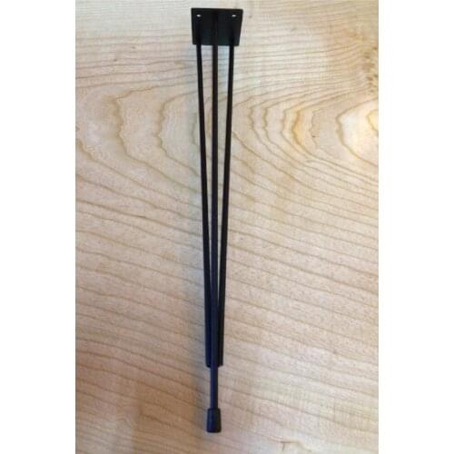 Metal Hairpin Foot Table Medium Tripod Zigon Billet Foot 42 Cm