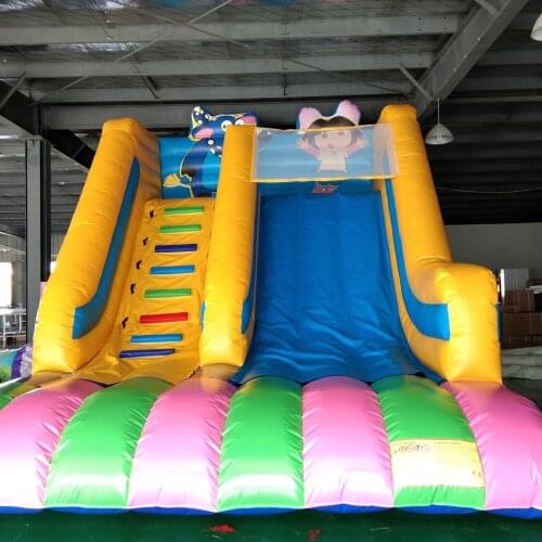 Beautiful Design Commercial Use PVC Carton Inflatable Slide Inflatable Bouncer