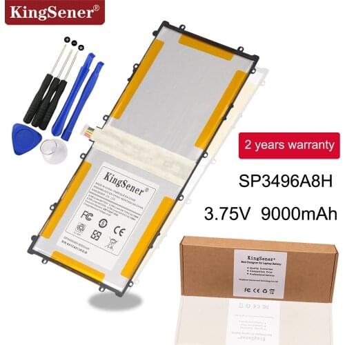 KingSener New Replacement Battery SP3496A8H For Samsung Google Nexus 10 GT-P8110 HA32ARB Tablet Battery 9000mAh+ Free tools