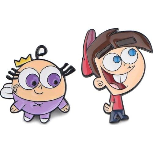 12pcs/lot E1682 Cartoon Funny Enamel Pin Collection Fashion Brooch for Friends Backpack Lapel Pin Badge Jewelry Gift