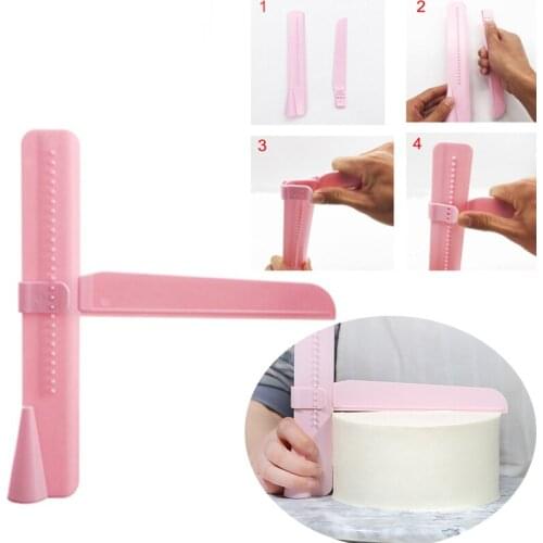 Adjustable Cake Decorating Tools Kitchen Turning Sugar Leveling Device DIY Food Grade Plastic Cake Tool Kitchen Accessories