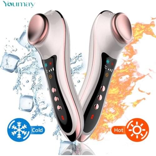 Youmay Vibration Eye Massager Machine Portable Anion Hot Cold Warm Eye Care Device Reduce Fine Lines Remove Eyes Edema Circle
