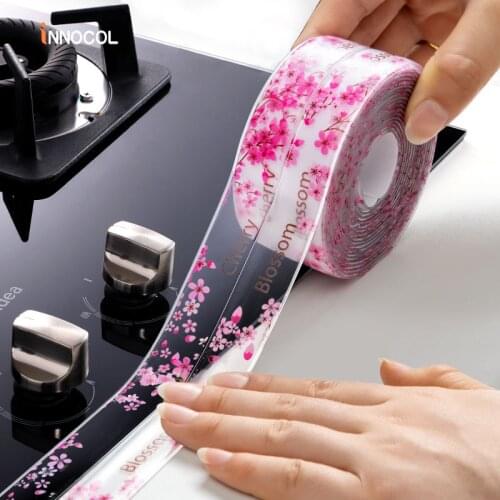 Kitchen Sink Waterproof Tape Anti-mold Wall Sticker Bathroom Countertop Toilet Self-adhesive Stickers Beautify Seam