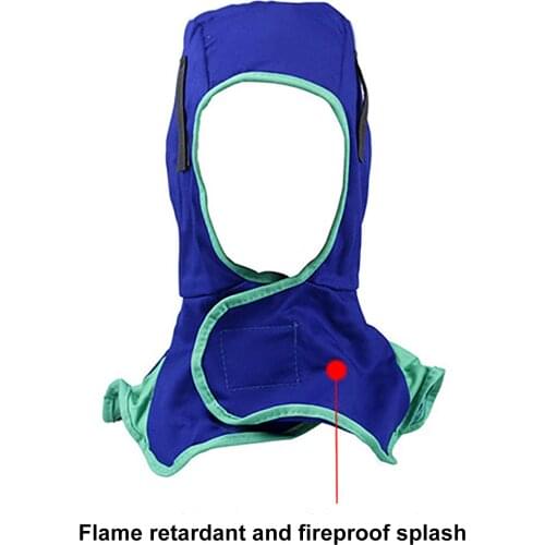 Welding Protection Helmet Breathable Welding Hat Washable Flame-retardant Welding Neck Protection for Welder Safety Cover