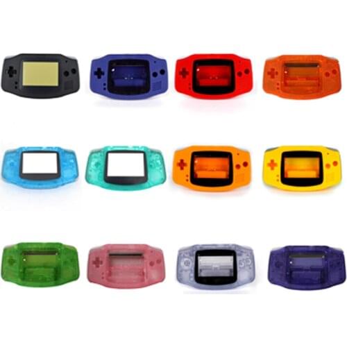 10PCS HOT For Nintendo Gameboy Advance Shell Case Housing Screen For GBA A full set of Plastic case Cover 12 styles