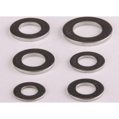 10PCS 316 Quality Stainless Steel Flat Pad Shims To Increase Thick Stainless Steel Flat Pad Flat Washers M8*16*1.6