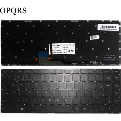 100% New Brazil Laptop Keyboard FOR Lenovo Ideapad yoga 2 13 14 Yoga2 13 U31 BR Keyboard Backlit (not for pro) 25215079